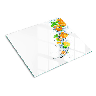 Tábua para cozinha Frutas cítricas em água