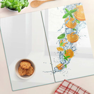 Tábua para cozinha Frutas cítricas em água