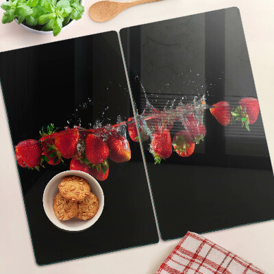 Tábua para cozinha Morangos na água