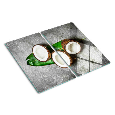 Tábua para corte Coco em fundo de concreto