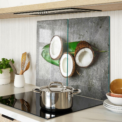 Tábua para corte Coco em fundo de concreto