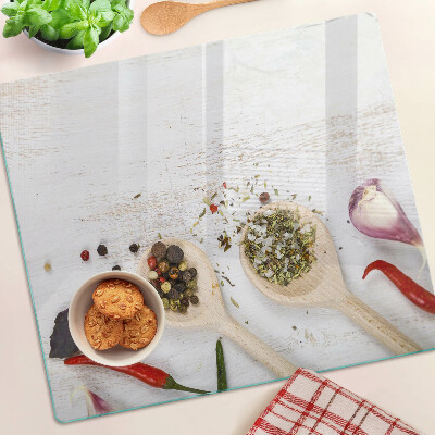 Tábua para corte Especiarias e ervas