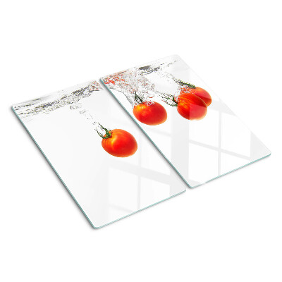 Tábua para corte Tomates na água