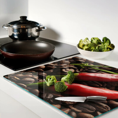 Tábua para corte Café e pimentas