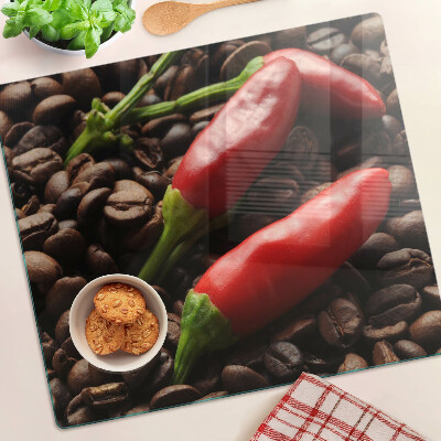 Tábua para corte Café e pimentas