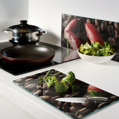 Tábua para corte Café e pimentas