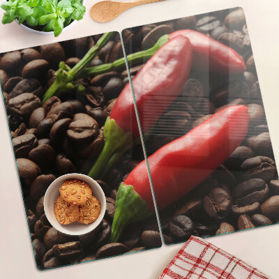 Tábua para corte Café e pimentas