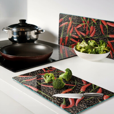 Tábua para cozinha Pimentas em pimenta-do-reino