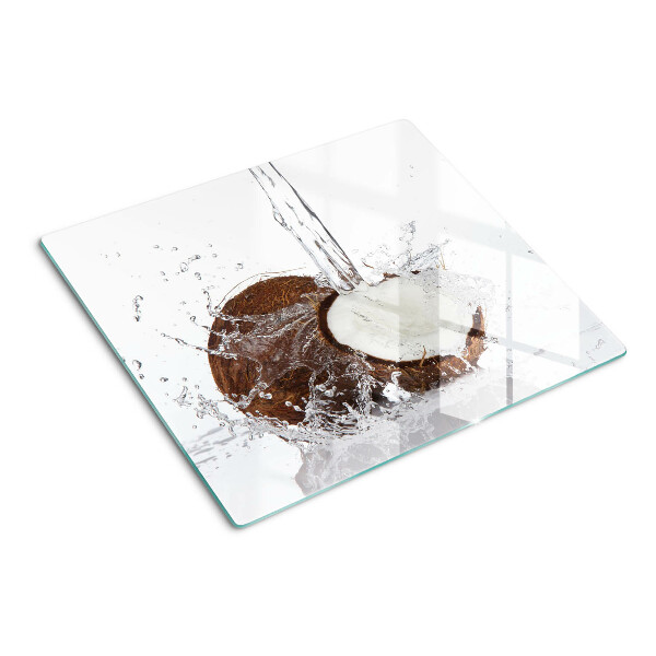 Tábua para corte Coco com água e splash