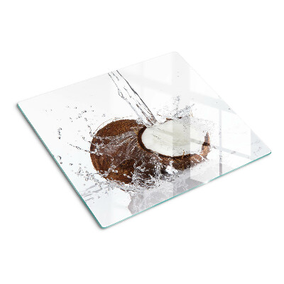 Tábua para corte Coco com água e splash