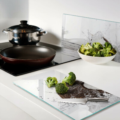 Tábua para corte Coco com água e splash