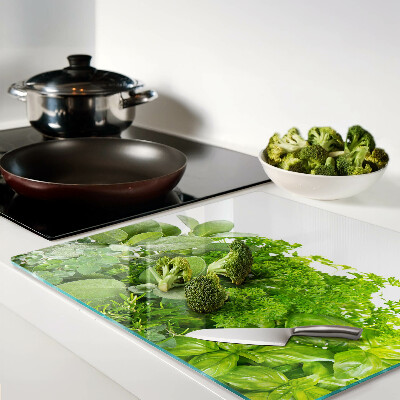 Tábua para corte Ervas e folhas verdes