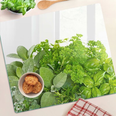 Tábua para corte Ervas e folhas verdes