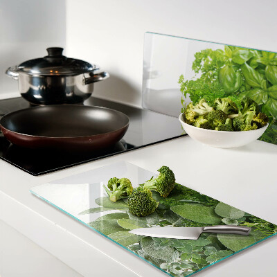 Tábua para corte Ervas e folhas verdes