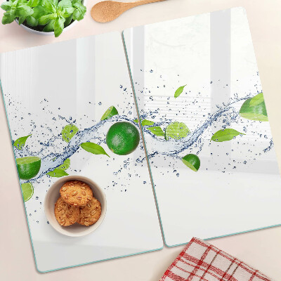 Tábua para corte Limões e água de folhas