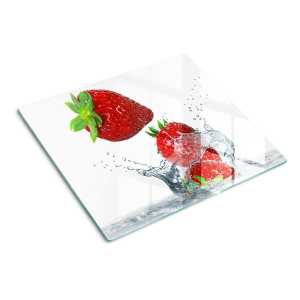 Tábua para corte Morangos na água