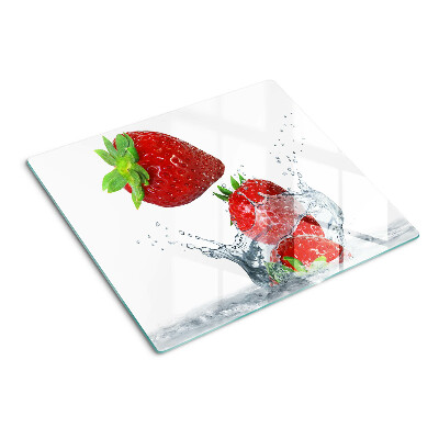 Tábua para corte Morangos na água