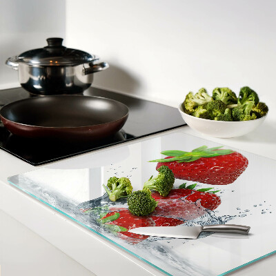 Tábua para corte Morangos na água