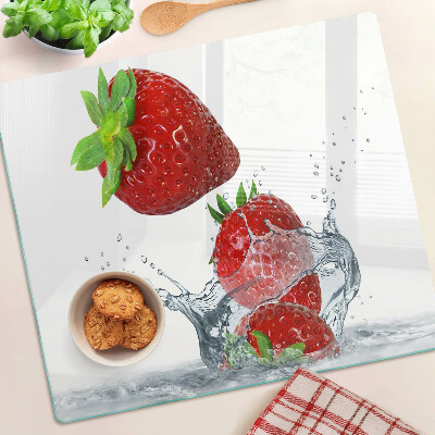 Tábua para corte Morangos na água