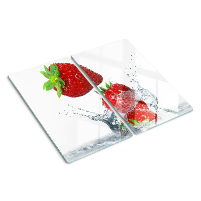 Tábua para corte Morangos na água