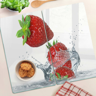 Tábua para corte Morangos na água