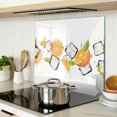 Tábua para cozinha Cítricos com gelo