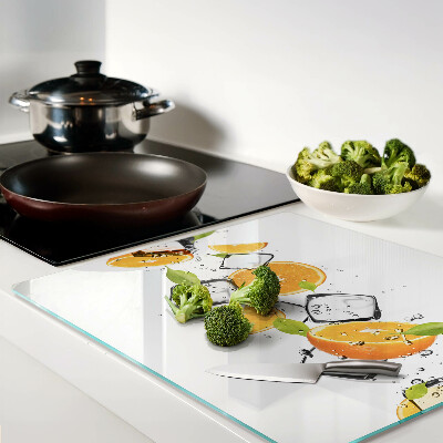 Tábua para cozinha Cítricos com gelo