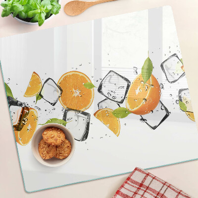 Tábua para cozinha Cítricos com gelo