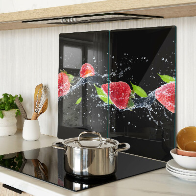 Tábua para cozinha Morangos na água