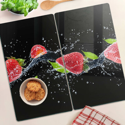 Tábua para cozinha Morangos na água