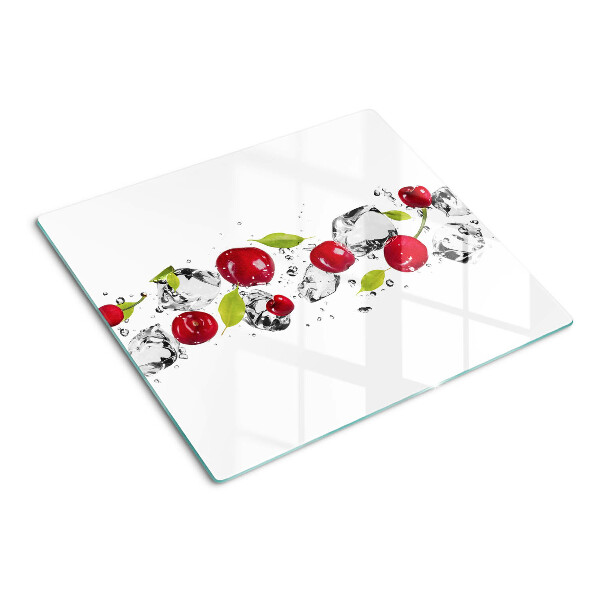 Tábua para corte Maçãs vermelhas com gelo