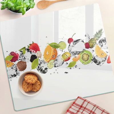 Tábua para cozinha Fruta com gelo