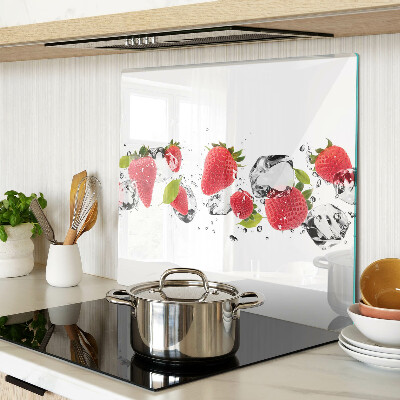 Tábua para corte Morangos com gelo