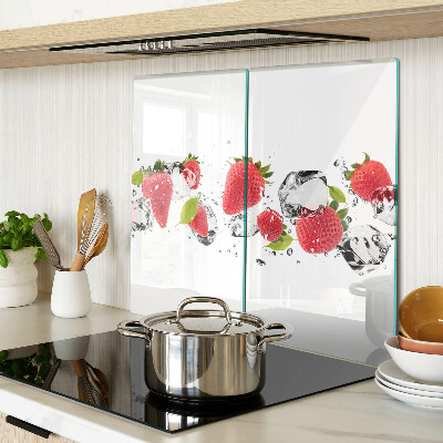 Tábua para corte Morangos com gelo