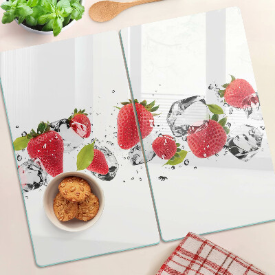 Tábua para corte Morangos com gelo