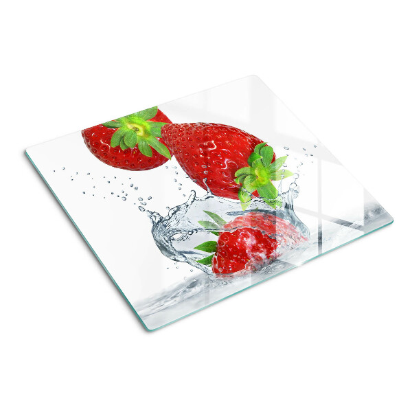 Tábua para corte Morangos na água
