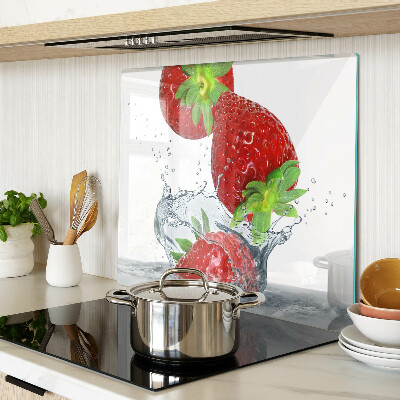 Tábua para corte Morangos na água