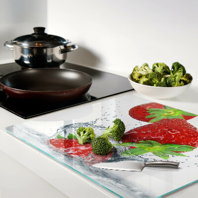 Tábua para corte Morangos na água