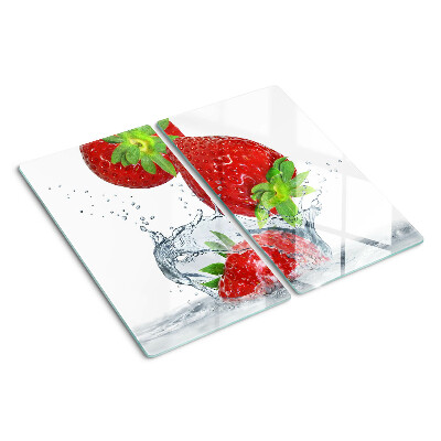 Tábua para corte Morangos na água