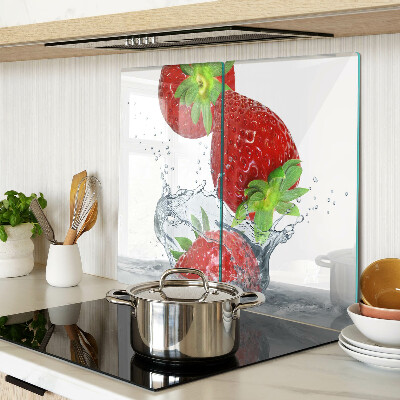 Tábua para corte Morangos na água