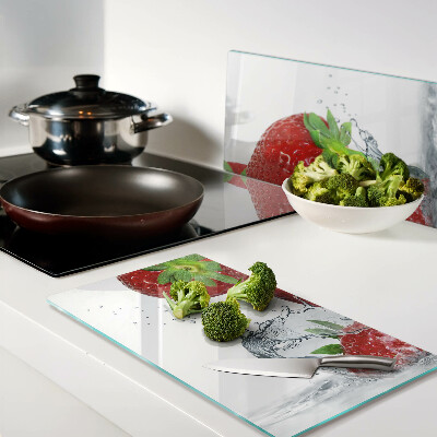 Tábua para corte Morangos na água