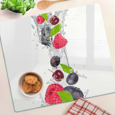 Tábua para corte Fruta na água