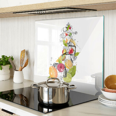 Tábua para cozinha Fruta na água