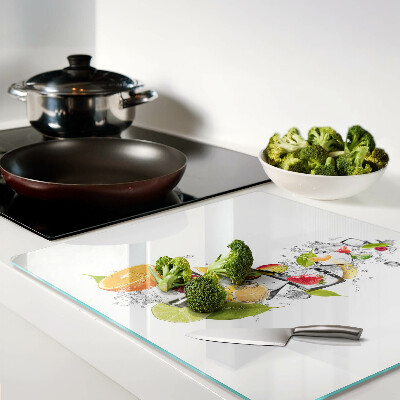 Tábua para cozinha Fruta na água