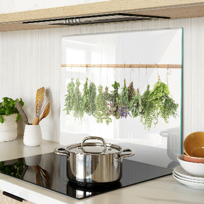 Tábua para cozinha Ervas secas em uma corda