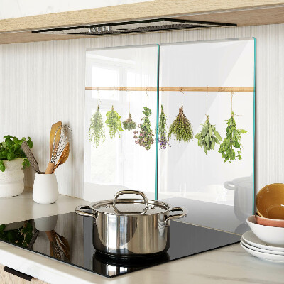 Tábua para cozinha Ervas secas em um barbante