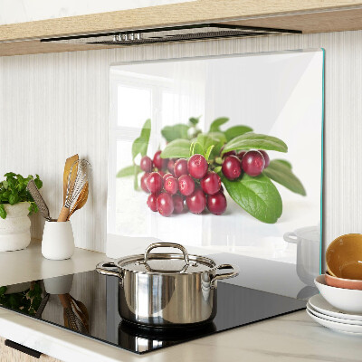 Tábua para corte Cranberries com folhas