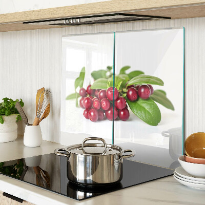 Tábua para corte Cranberries com folhas