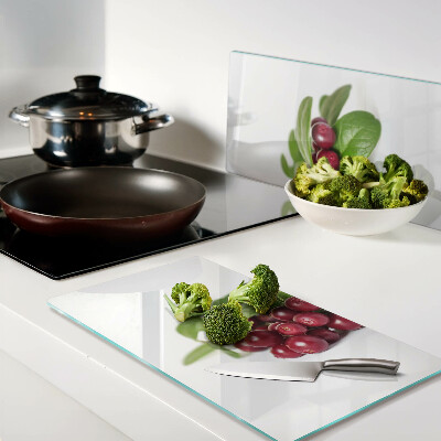 Tábua para corte Cranberries com folhas