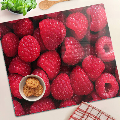 Tábua para cozinha Framboesas no fundo